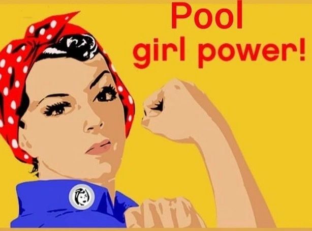 Pool girl power: Rosie the Riveter style graphic from Shell's own site